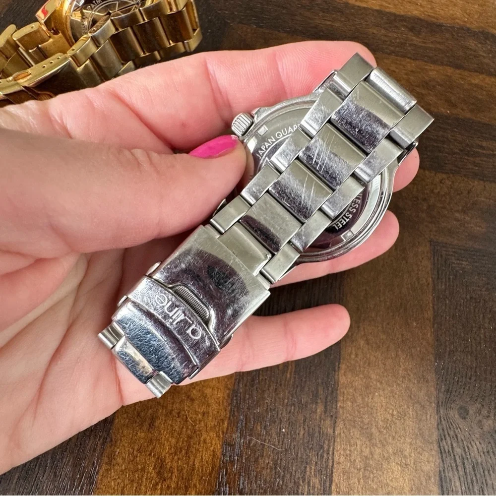 A-Line Gold and Silver Watches Set - Roman Numeral Dial